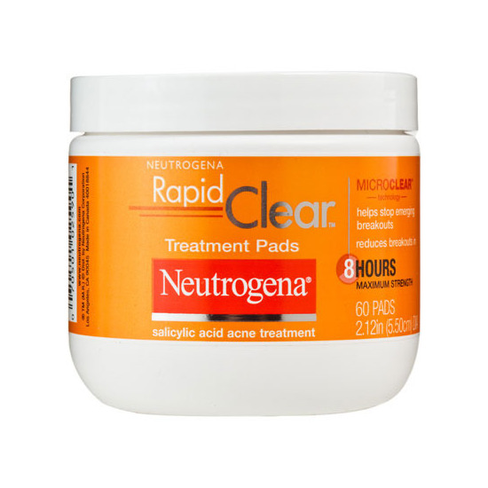 neutrogena rapid clear pads review