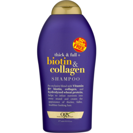 ogx shampoo biotin & collagen reviews