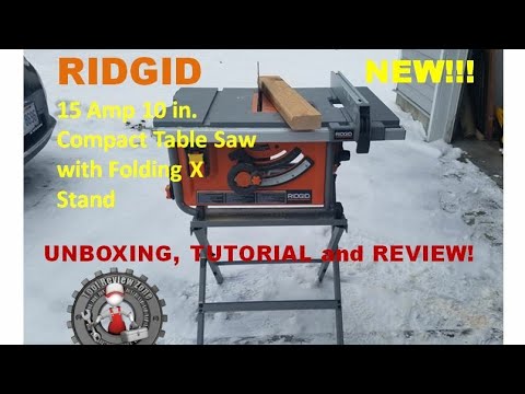 ridgid 15 amp table saw review