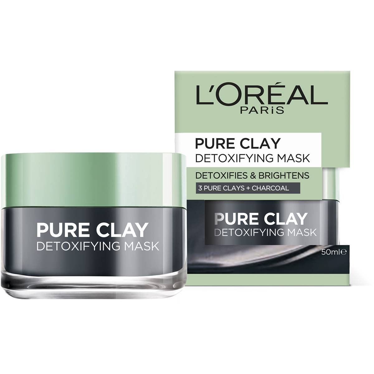 l oreal pure clay mask charcoal review