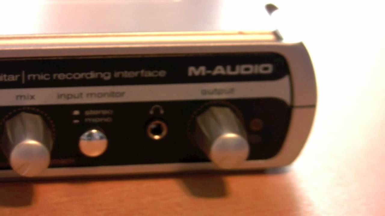 m audio fast track usb review