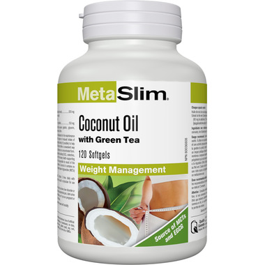 metaslim coconut oil with green tea review