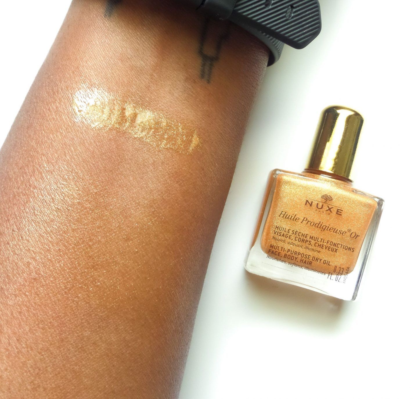 nuxe dry oil shimmer review