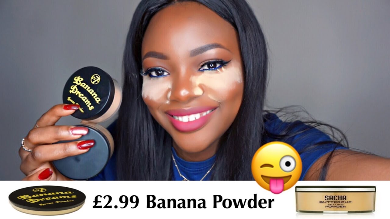 w7 banana dreams powder review